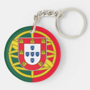 Portugal flag key ring