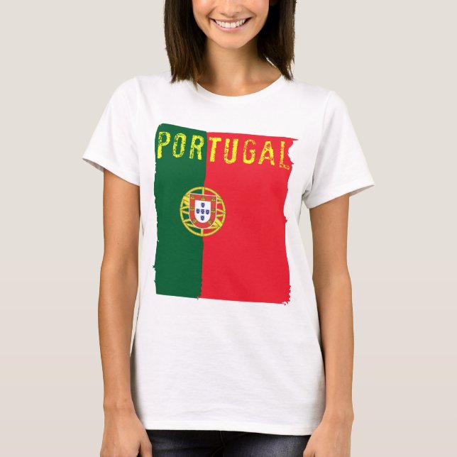 Portugal Flag Ladies Top (Front)