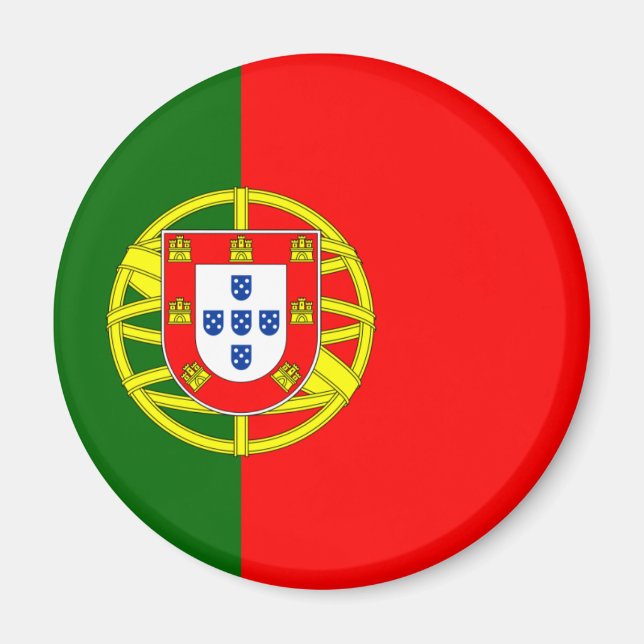 Portugal Flag Magnet (Front)