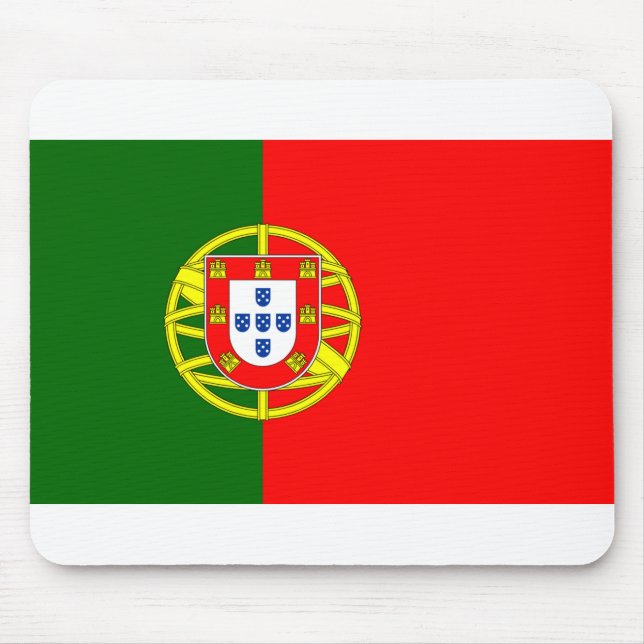 Portugal Flag Mouse Mat (Front)