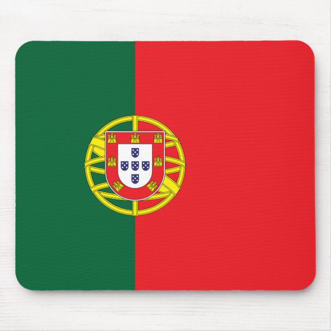 Portugal Flag Mouse Mat (Front)