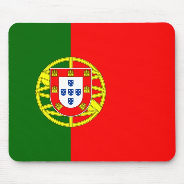 Portugal Flag Mousepad (Front)