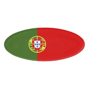 Portugal flag name tag