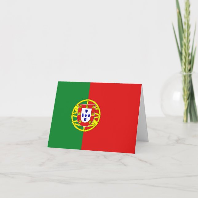 Portugal Flag Notecard (Front)