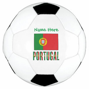 Portugal Flag Personalised Football