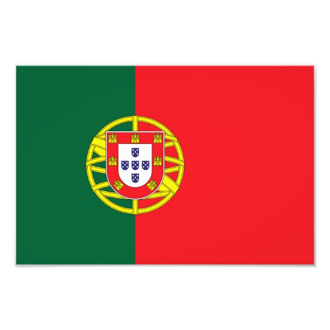 Portugal Flag Photo Print (Front)
