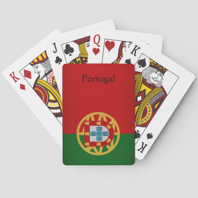Portugal Flag Playing Cards (Back)