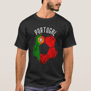 Portugal Flag Portuguese Pride Portuguese Soccer P T-Shirt