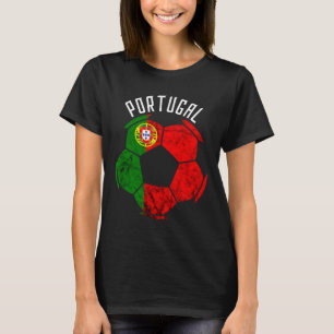 Portugal Flag Portuguese Pride Portuguese Soccer P T-Shirt