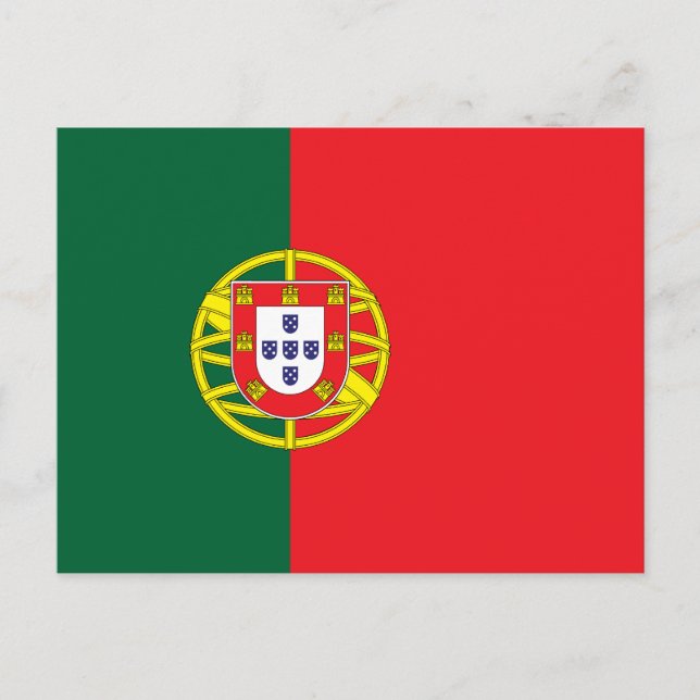 Portugal Flag Postcard (Front)
