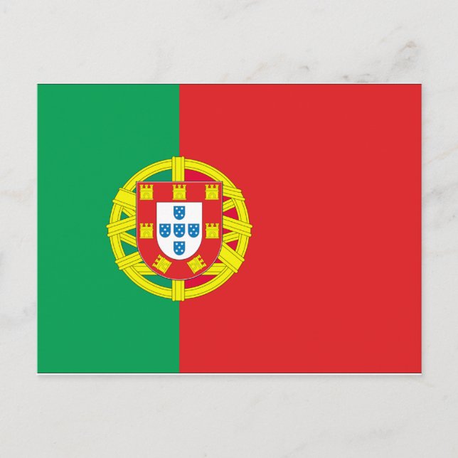Portugal Flag Postcard (Front)