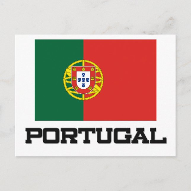 Portugal Flag Postcard (Front)