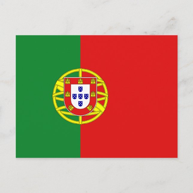 Portugal Flag Postcard (Front)