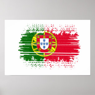 Portugal flag poster