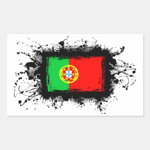 Portugal Flag Rectangular Sticker