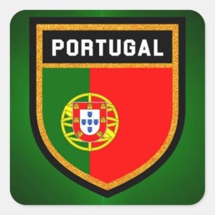 Portugal Flag Square Sticker