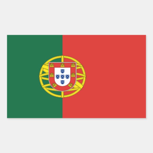 Portugal Flag Sticker (Front)