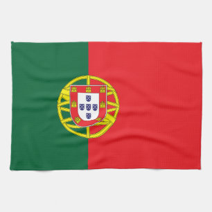 Portugal Flag Tea Towel