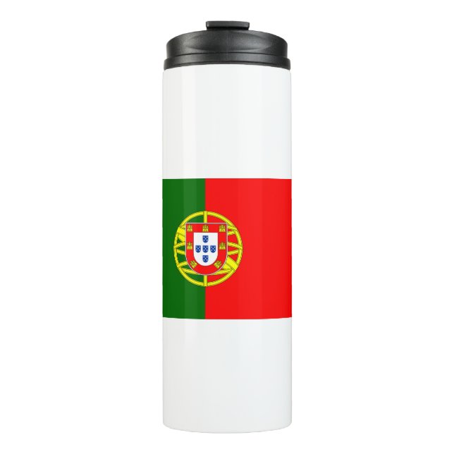 Portugal Flag Thermal Tumbler (Front)