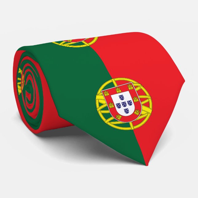 Portugal Flag Tie (Rolled)