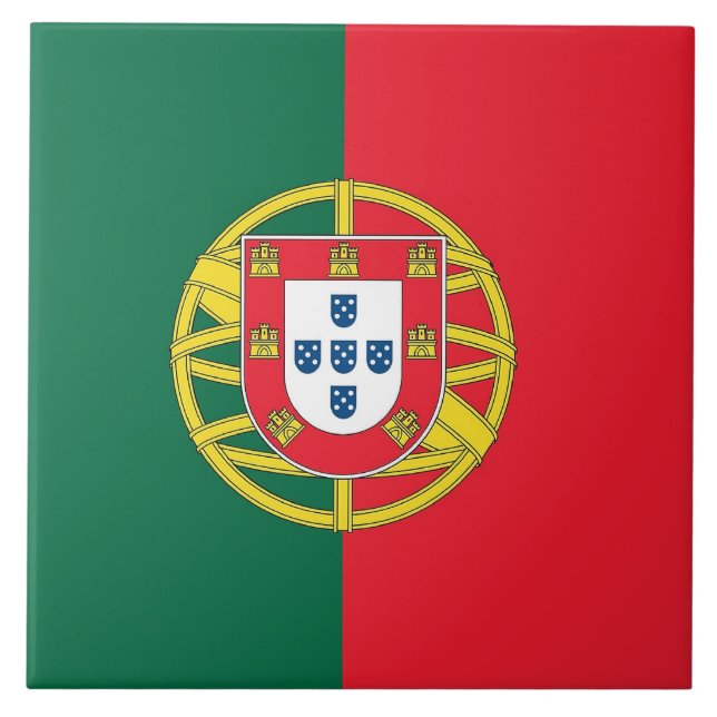 Portugal Flag Tile (Front)