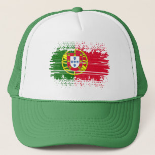 Portugal flag trucker hat