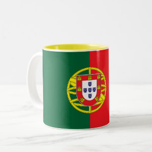 Portugal Flag Two-Tone Coffee Mug