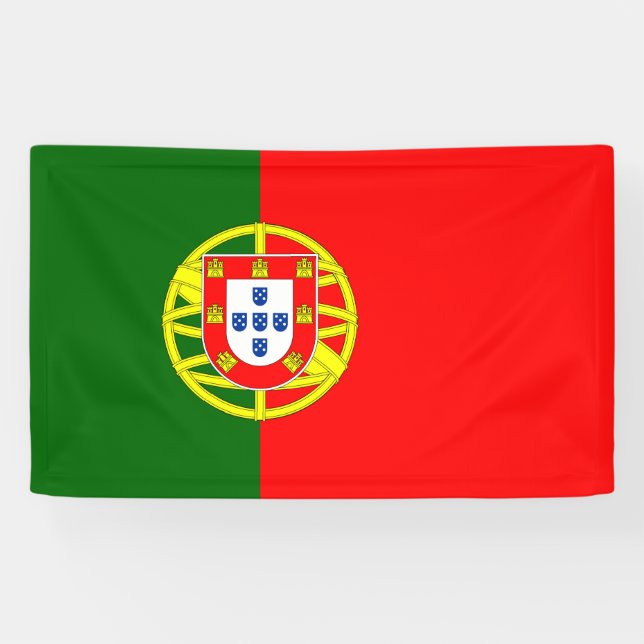 Portugal flag Vinyl Banner, 3' x 5' Banner (Horizontal)