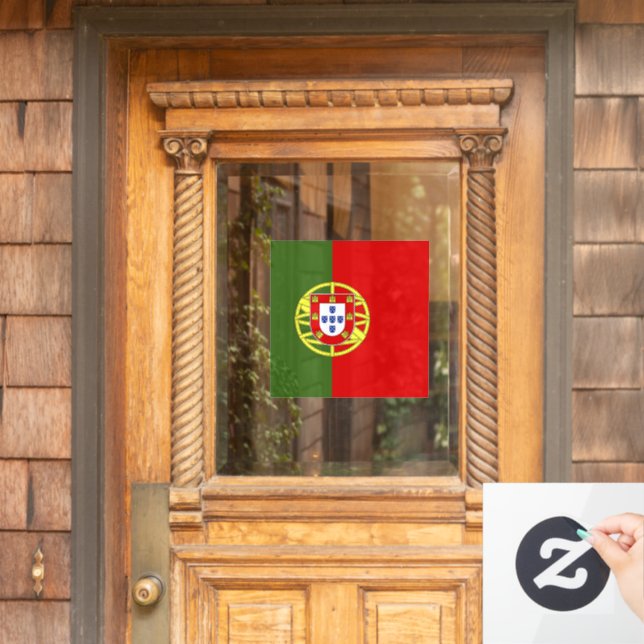 Portugal flag window cling (Home Door)