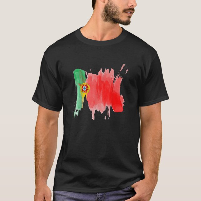 Portugal Football Portugal Flag For Portuguese Men T-Shirt (Front)