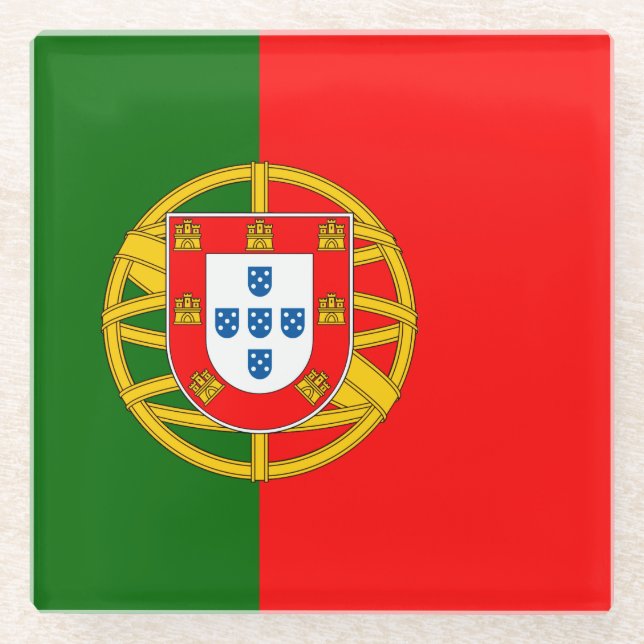 Portugal Glass Coaster (Front)