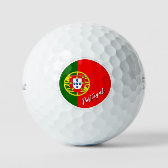 Portugal Golf Balls, Portuguese Flag / Patriots Golf Balls (Front)