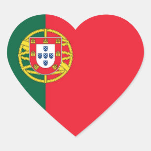 PORTUGAL HEART STICKER