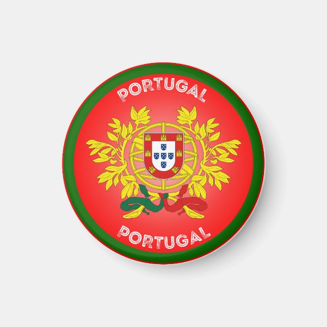 Portugal Heritage Emblem Magnet (Front)