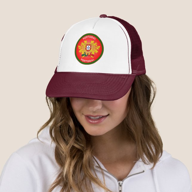 Portugal Heritage Emblem Trucker Hat (In Situ)