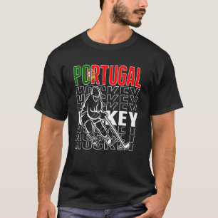Portugal Ice Hockey Fans  Portuguese Hockey Team S T-Shirt