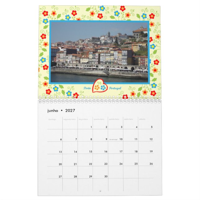 Portugal in Photos Calendar (Jun 2027)