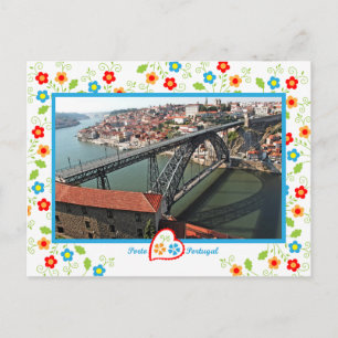 Portugal in photos - Porto D.Luís bridge Postcard
