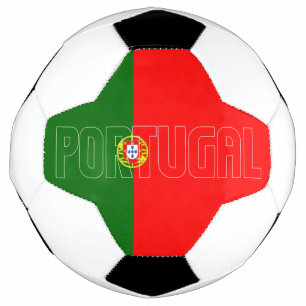Portugal Inscription Flag Red Green Patriotic Football