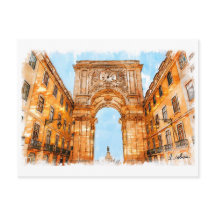 Portugal, Lisbon, Rua Augusta arch