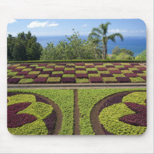 Portugal, Madeira Island, Funchal. Botanical Mouse Mat