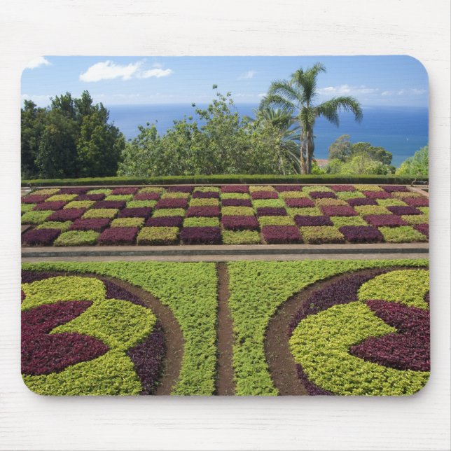 Portugal, Madeira Island, Funchal. Botanical Mouse Mat (Front)