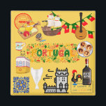 Portugal  magnet<br><div class="desc">From tiles to salt fish,  brighten up your day with symbols of beautiful Portugal.</div>