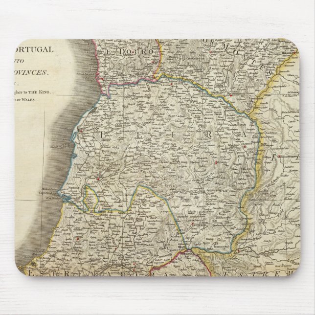 Portugal Map Mouse Mat (Front)