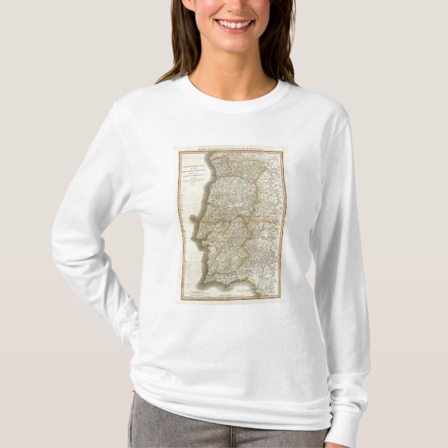 Portugal Map T-Shirt (Front)