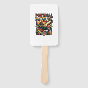 Portugal Match Day Skeleton Striker Nations Countr Hand Fan