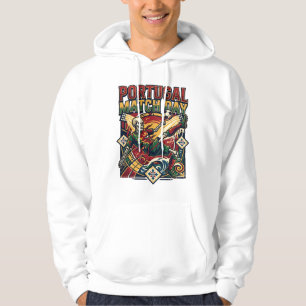 Portugal Match Day Skeleton Striker Nations Countr Hoodie