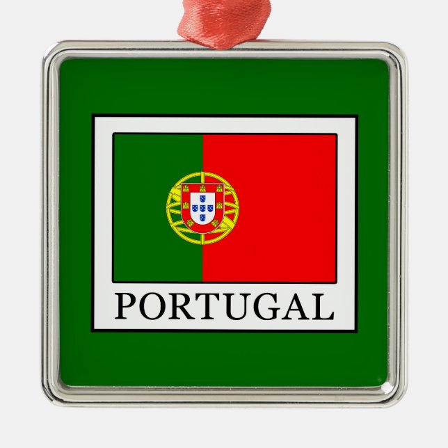Portugal Metal Tree Decoration (Front)