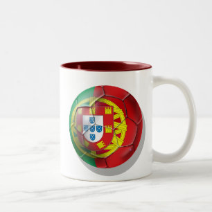 Portugal National football soccer team fans Tees Two-Tone Coffee Mug