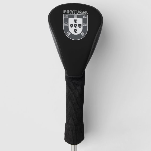Portugal Noir Golf Head Cover (Front)
